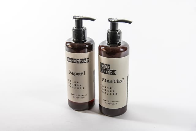 Recycled bottle detail